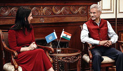 EAM Jaishankar Meets UNGA President Annalena Baerbock, Discusses AI, SDGs and West Asia Crisis