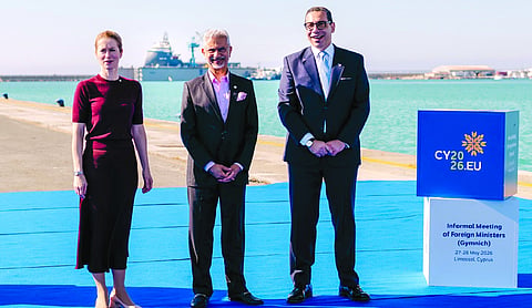 EAM meets EU foreign ministers