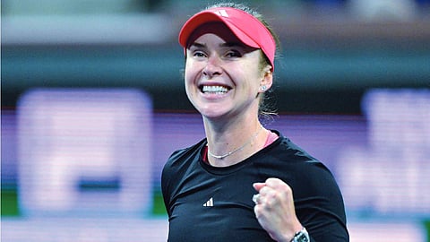 Elina Svitolina stays on track with another win