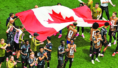 Eustaquio’s foot delivers late strike for Canada’s first World Cup knockout win