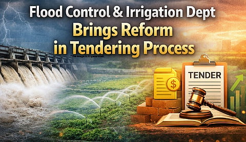 Flood Control & Irrigation Dept brings reform in tendering process