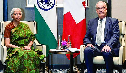 FM Nirmala Sitharaman calls on Swiss President, discusses BIT negotiations