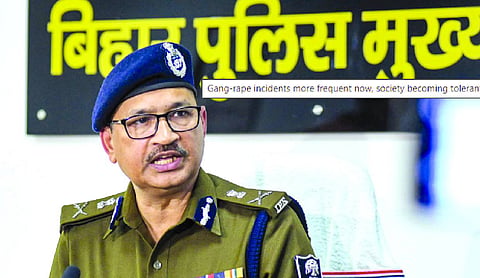 Gang-rape incidents driven by social tolerance: Bihar DGP