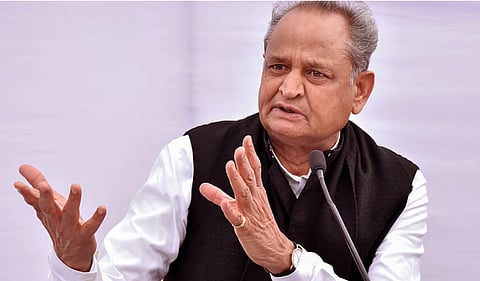 Former Rajasthan chief minister Ashok Gehlot. Photo: PTI