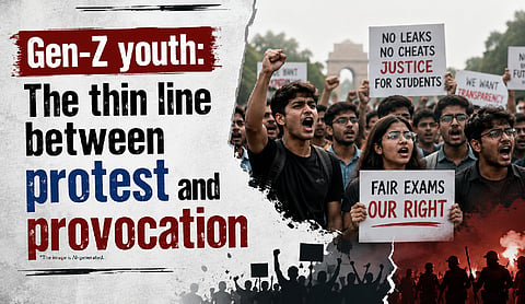 Gen-Z youth: The thin line between protest and provocation