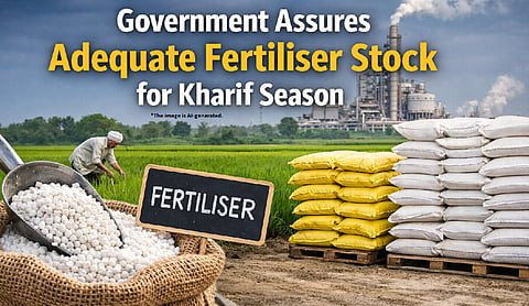 Government assures adequate fertiliser stock for Kharif season