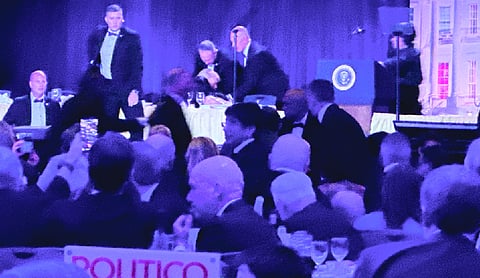 Gunfire at White House dinner