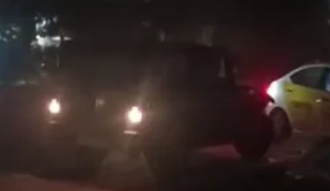 Gurugram man allegedly rams Thar into cab carrying two friends
