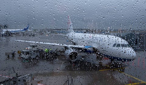 Heavy rain disrupts flight operations in Delhi, Mumbai; Airlines issue travel advisories