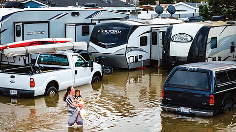 Heavy rains cause flooding in Northern California