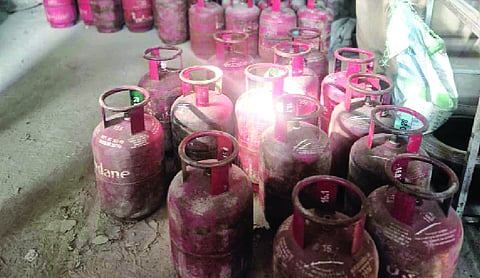 Illegal LPG storage unit busted in south Delhi, 2 held