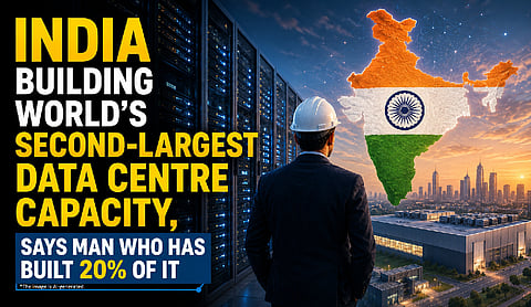 India building world’s second-largest data centre capacity, says man who has built 20% of it