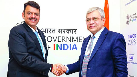 India strikes confident note at Davos summit