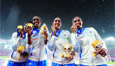 India wins first athletics gold at Asiad