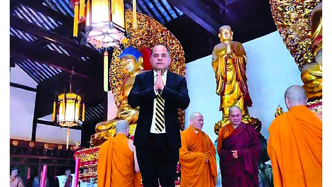 Indian envoy visits oldest Buddhist pagoda in China