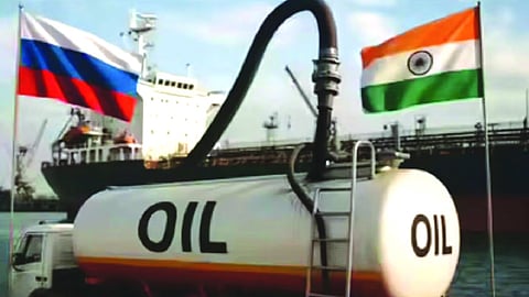 Indian refiners turn to Russian oil cargoes at sea