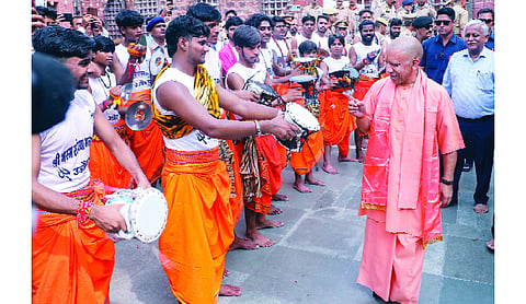 Invader can destroy temple but not faith: UP CM Yogi Adityanath