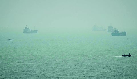 Iranian commercial ship hit near Strait of Hormuz