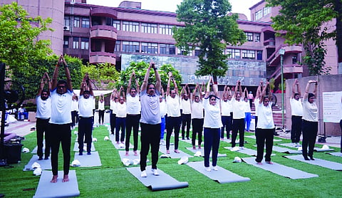 IRFC observes International Day of Yoga