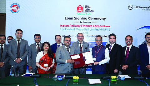 IRFC signs Rs 13,527 cr refinancing deal for Hyderabad Metro project