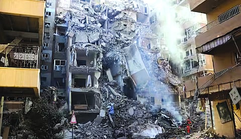 Israel strikes Beirut southern suburb ahead of crucial Washington talks