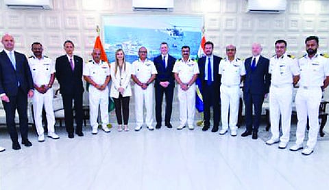 Italian delegation hold talks with ICG officials for cooperation in shipbuilding