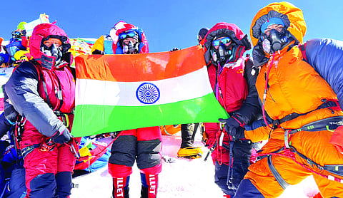 ITBP’s first all-women expedition successfully summits Mt Everest