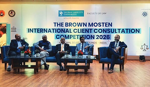 Jagran Lakecity University hosts Brown Mosten International client counselling competition