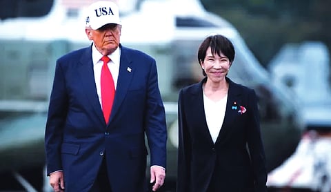 Japan’s PM Takaichi meets with Trump