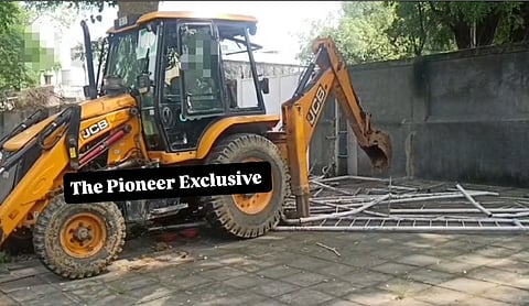 JCB Removes Illegal Structures at the Pakistan High Commission in Delhi in Reciprocal Move