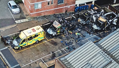 Jewish ambulance service targeted in London