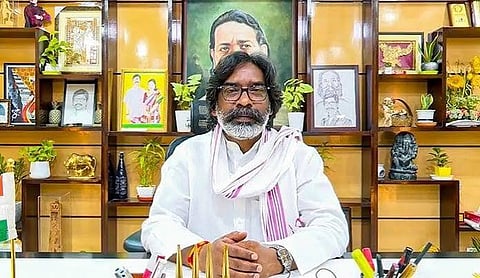 File photo: Jharkhand Chief Minister Hemant Soren, RANCHI. (PTI Photo)