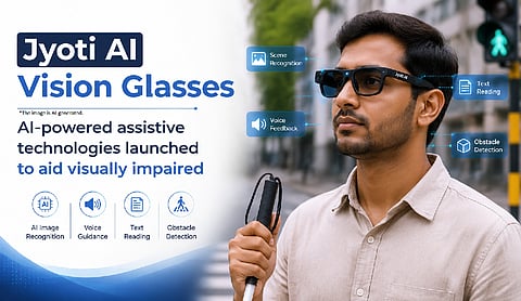 Jyoti AI Vision Glasses, AI-powered assistive technologies launched to aid visually impaired