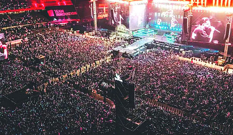 Karan Aujla’s show: India’s 2nd biggest concert