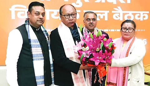 Khemchand elected Manipur BJP legislature party leader