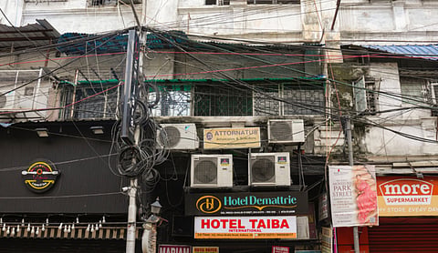 The hotel in Kolkata where nine people were killed in a fire. | Photo: PTI