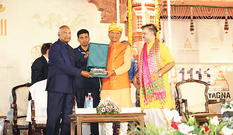 Kovind lauds expansion of Dang Prayag Hanuman Temple initiative