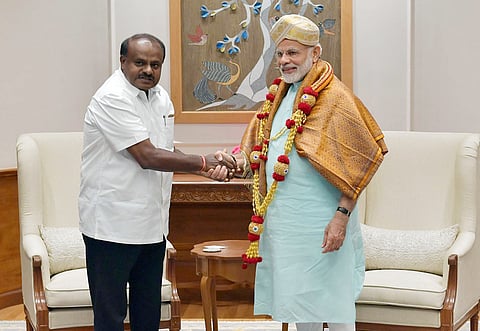 File photo: H D Kumaraswamy. Photo: Prime Minister Office / Government of India (GODL-India), BENGALURU.