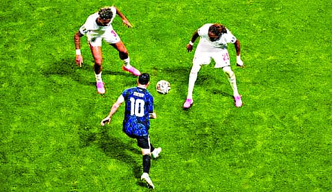 Late-game heroics by Messi and Argentina