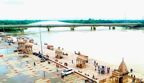 File photo: The Rapti River in Gorakhpur. (Photo: Nuttyneeraj/Wikimedia Commons), GORAKHPUR.