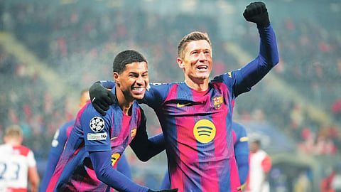 Lewandowski scores for 15th consecutive season