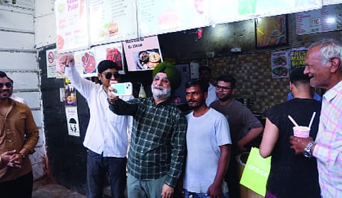 LG Sandhu visits Connaught Place, engages with public on civic issues