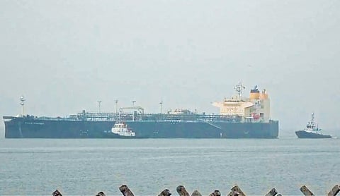 LPG cargo ship from US arrives at Mangaluru Port