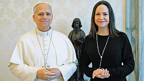 Machado seeks Pope support for Venezuela’s transition