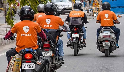 File photo: a Swiggy Instamart dark store, MUMBAI. (PTI Photo)