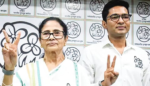 Mamata, Abhishek meet TMC counting agents