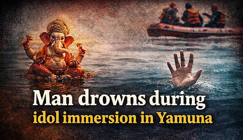 Man drowns during idol immersion in Yamuna