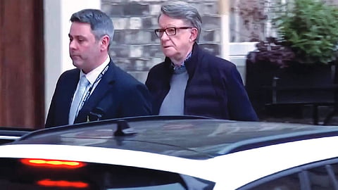 Mandelson released on bail in Epstein probe