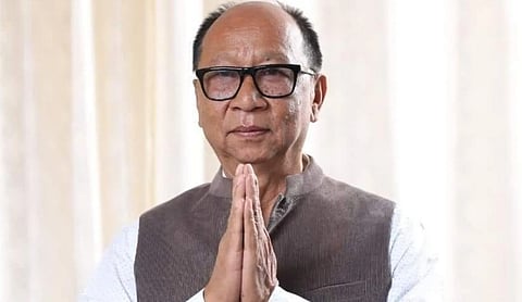 File photo: Manipur Chief Minister Y Khemchand Singh, IMPHAL. (PTI Photo)