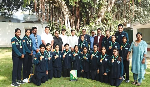 Mansukh Mandaviya lauds Indian lacrosse teams for winning Asian gold